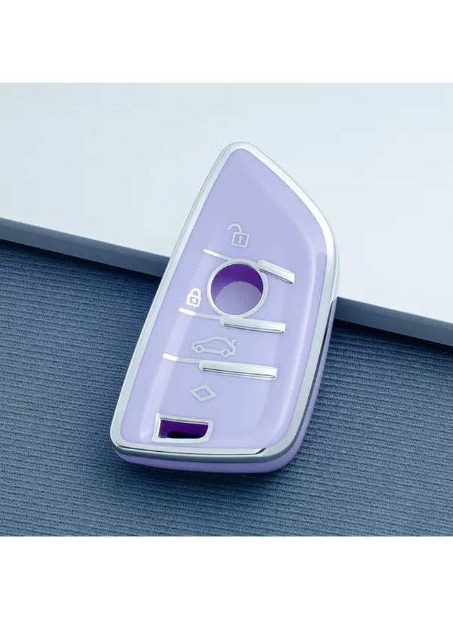 White TPU Key Fob Cover for BMW 2 3 5 6 7 Series X1 X2 X3 X5 X6 F15 F16 G20 G30 - Image 5