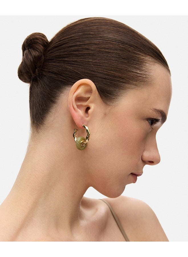 Ipekyol Beaded Hoop Earrings  - Image 3