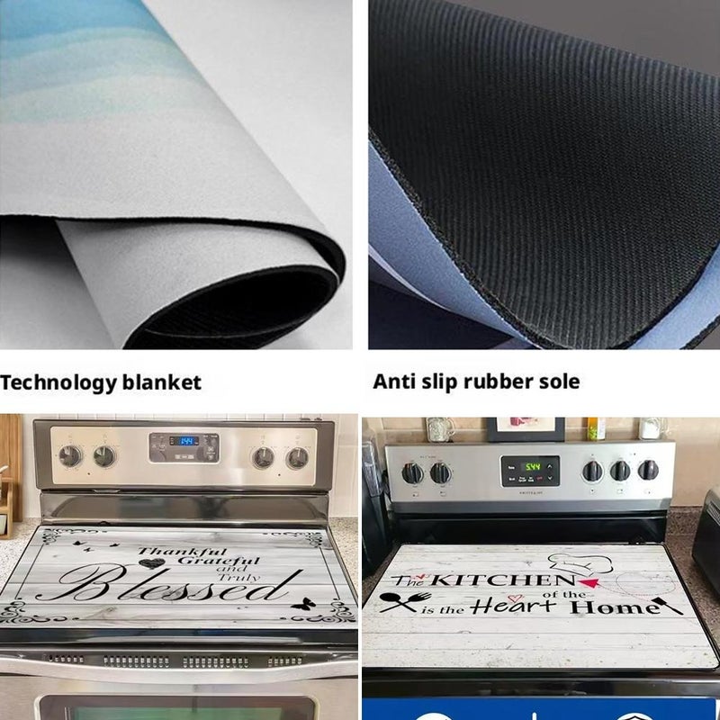 Cross-border American-style electric stove rubber protective mat, water-absorbing, non-slip, and oil-resistant appliance cover mat - Image 5