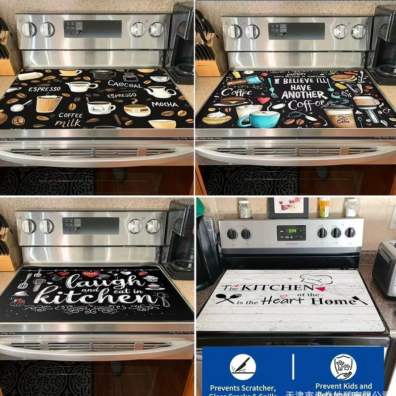 Cross-border American-style electric stove rubber protective mat, water-absorbing, non-slip, and oil-resistant appliance cover mat - Image 3