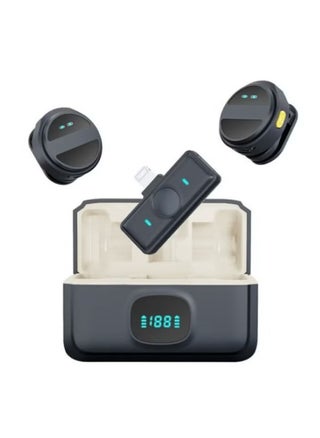 SX21 Type-C and Iphone 2.4G Wireless Clip-On Microphone with ENC Noise Reduction, 360° Omnidirectional Condenser, Magnetic Clip, Plug & Play, 9-Hour Battery, for Vlog, Interviews, Live Streaming - pzsku/Z5AA4EB40077239B74D0EZ/45/1745827684/4aabc1b6-3377-46c7-b79a-2e5d4bc2f39d