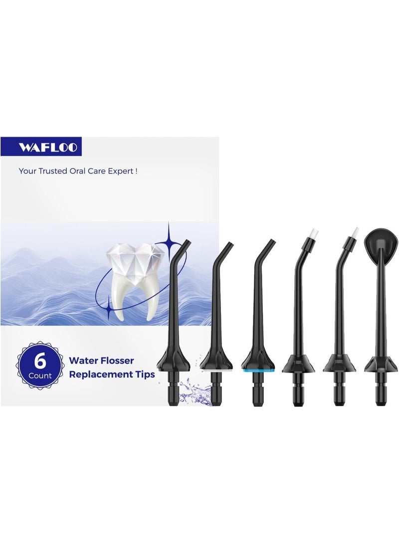 WAFLOO Replacement Jet Tips (6 Pieces) for Water Flosser Y801 - Image 1