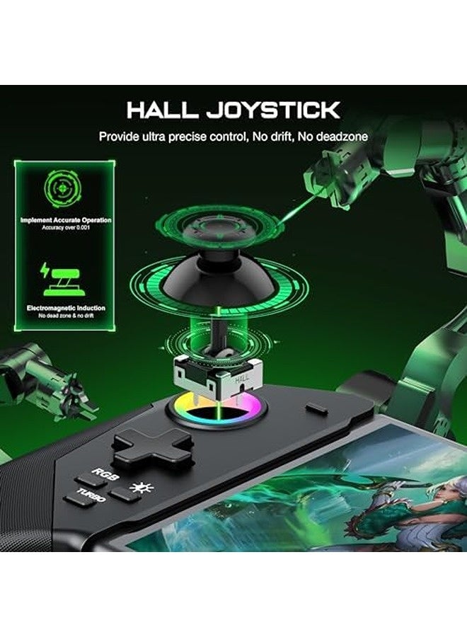 KASTWAVE Switch Controllers with Hall Joystick for Nintendo Switch/OLED | RGB Light, Turbo, Dual Motor, 4 Game Slots  - Image 2