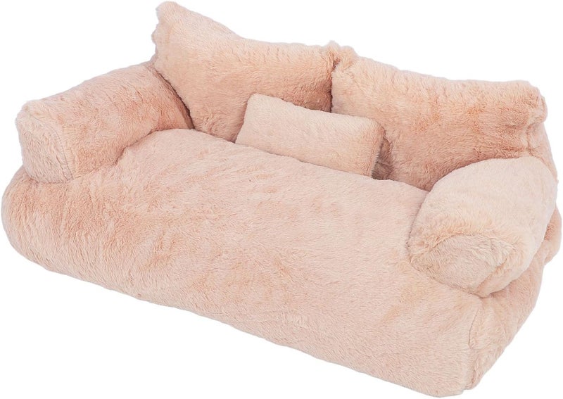 Semme Cozy Removable Washable Pet Sofa Bed for Cats and Dogs with Skid Bottom Soft Comfortable Design Medium Size (M) (M) (XXL) - Image 5