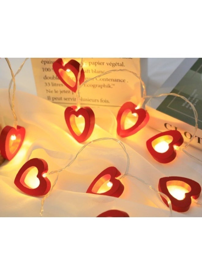 Decorative Heart String Lights - Image 2