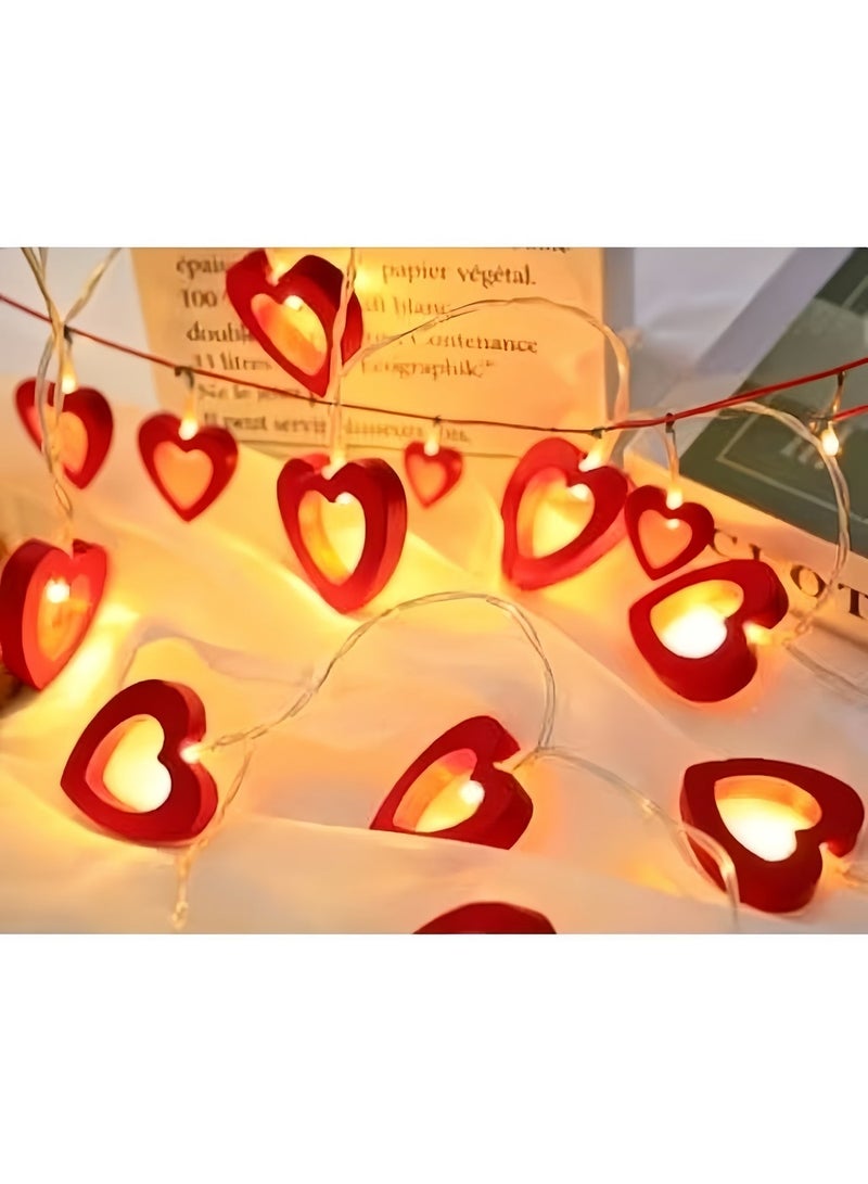 Decorative Heart String Lights - Image 3