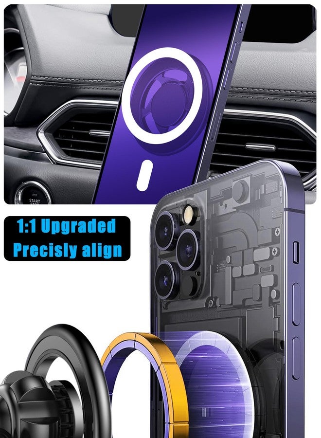 Mengfly Car Phone Holder, Car Air Vent Phone Stand Mount, for Mazda CX-5 2017-2024, for Mag-Safe Magnetic Navigation Bracket, for Mag-Safe Case, iPhone 17 16 15 14 13 12 Pro Max Plus Mini, All Phones - Image 5