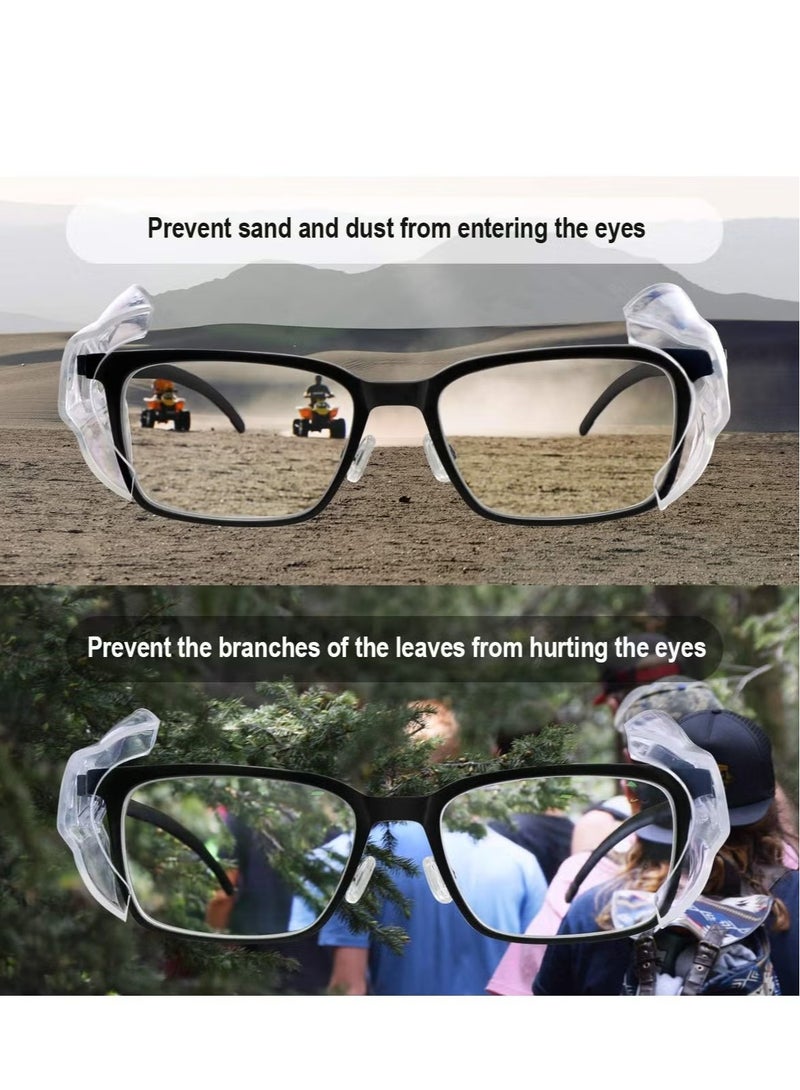 OMEVE 2Pairs Glasses Side Shields For Eyeglasses,Side Shields For Prescription Glasses - Image 3