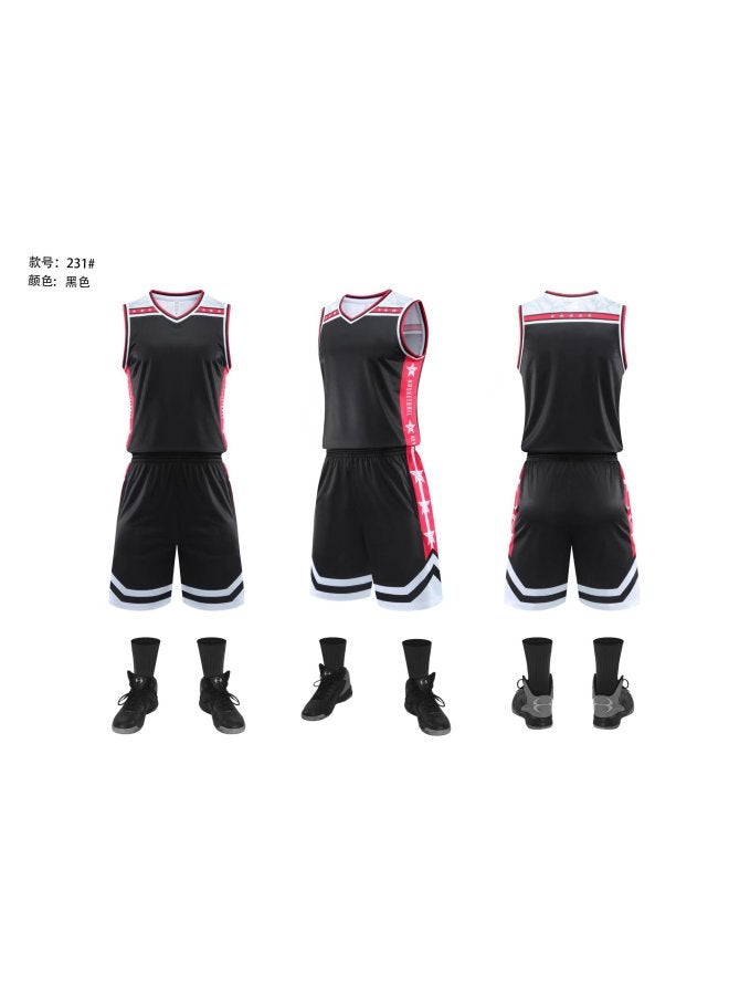New Quick-drying Adult Children's Summer Primary School Jersey Vest Basketball Suit Compeion Team Uniform Training Suit