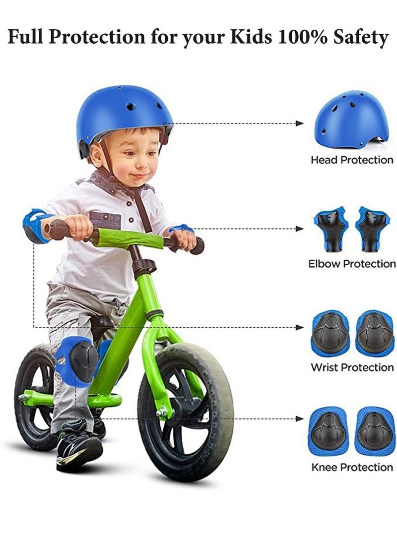 Generic WINNER Kids Skateboard Helmet Protective Gear Set of 7 Pieces for Scooter Cycling Roller Skating Use It as Bike Helmets It has Knee Pads Elbow Pads Wrist Guards and Adjustable 100% Safety Protects You - Image 2