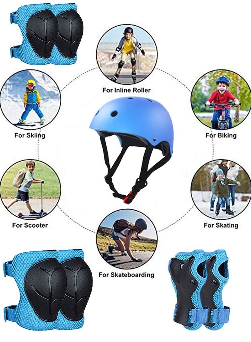 Generic WINNER Kids Skateboard Helmet Protective Gear Set of 7 Pieces for Scooter Cycling Roller Skating Use It as Bike Helmets It has Knee Pads Elbow Pads Wrist Guards and Adjustable 100% Safety Protects You - Image 3