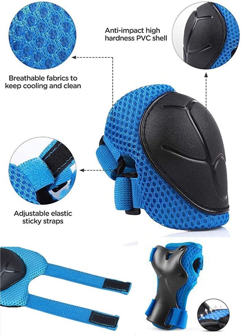 Generic WINNER Kids Skateboard Helmet Protective Gear Set of 7 Pieces for Scooter Cycling Roller Skating Use It as Bike Helmets It has Knee Pads Elbow Pads Wrist Guards and Adjustable 100% Safety Protects You - Image 5