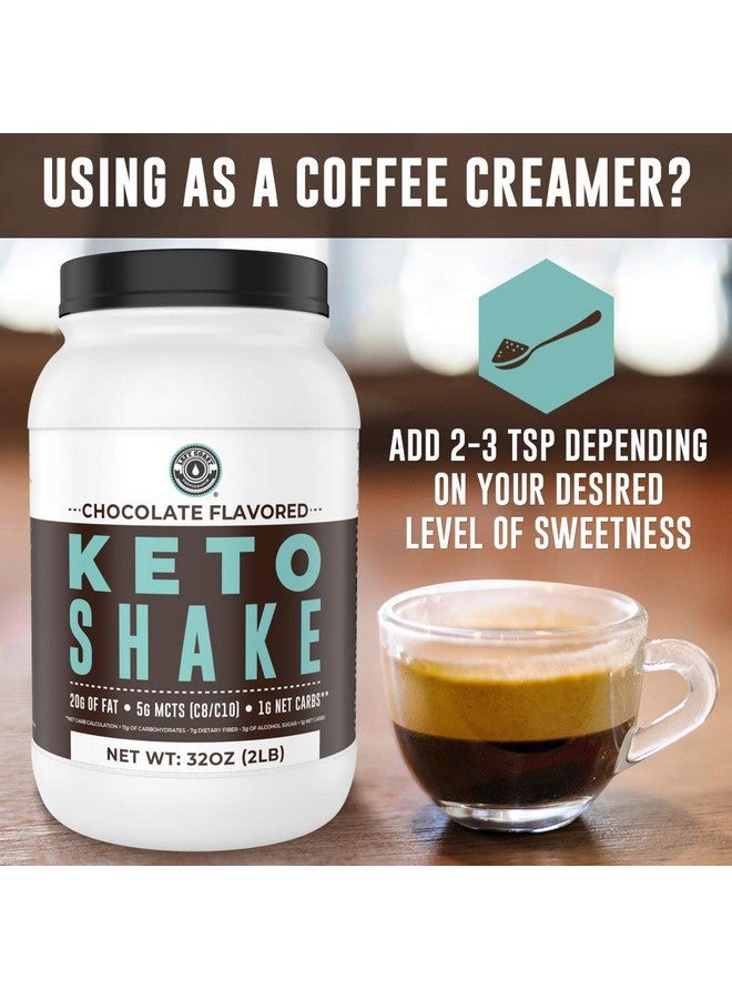 Left Coast Performance Keto Meal Replacement Shakes, Chocolate, 2lbs, Low Carb Keto Protein Shake Mix, MCT Powder, Grass Fed Hydrolyzed Collagen Peptides, Keto Breakfast Shake, 20g Fat, 14g Protein, 1 Net Carb, Zero Sugar - Image 4