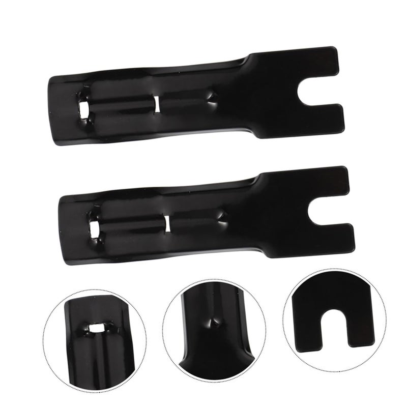 2Pcs Bicycle Flag Pole Bracket Set Triangular Mounting Kit for Enhanced Safety Easy Installation - Image 3
