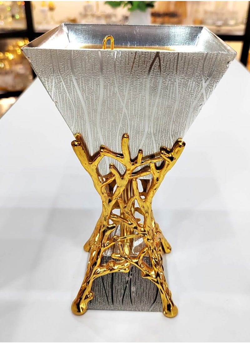 Damanhoor - Bakhoor Burner Blend of Elegance and Functionality Perfect for Weddings Homes Offices Serene Spaces like Studies Spas and Yoga Rooms Enhance Any Environment Captivating Design and Soothing Fragrances - Image 1