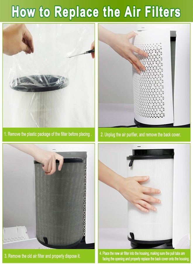 Flintar LV-H135 Replacement Filter, Compatible with LEVOIT LV-H135 Air Purifier, 3-in-1 H13 Grade Filtration and Activated Carbon Filter, LV-H135-RF, 1-Pack - Image 5