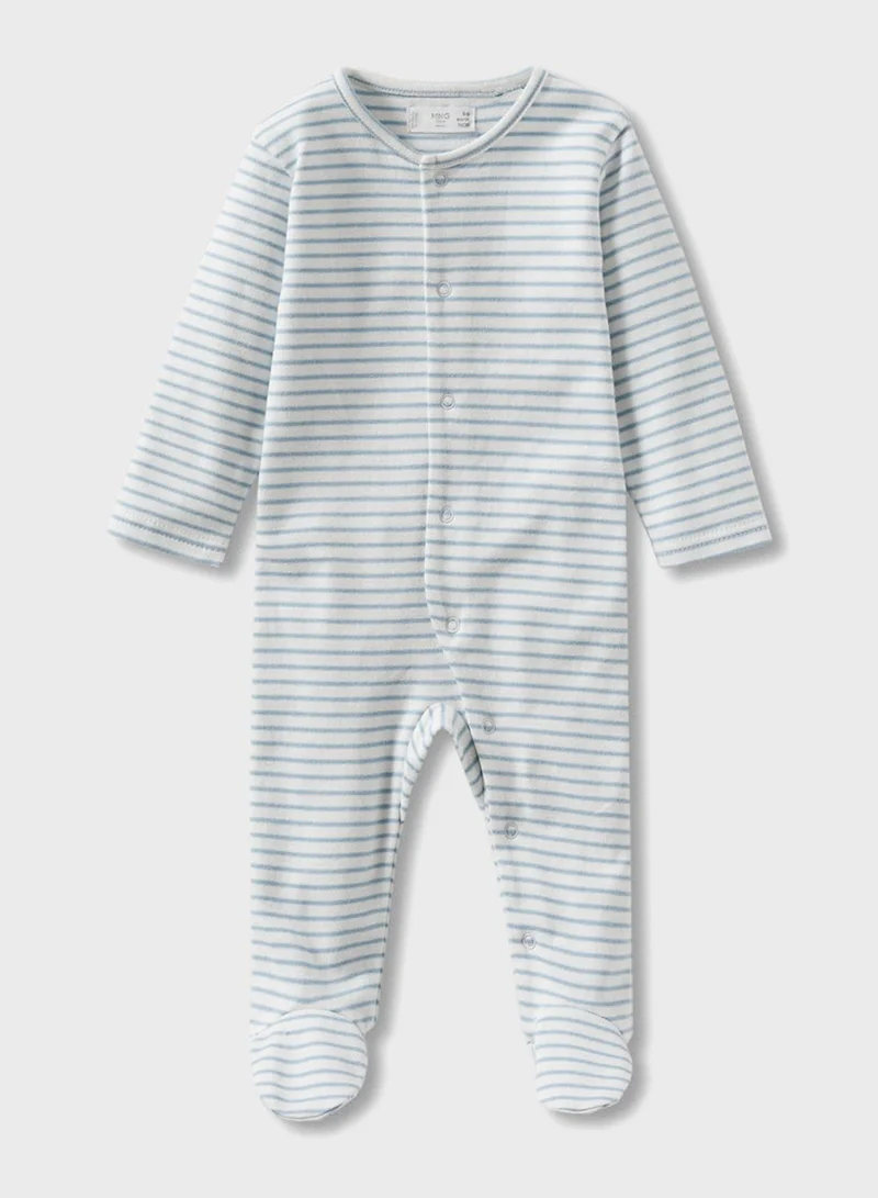 MANGO Infant Striped Onesie