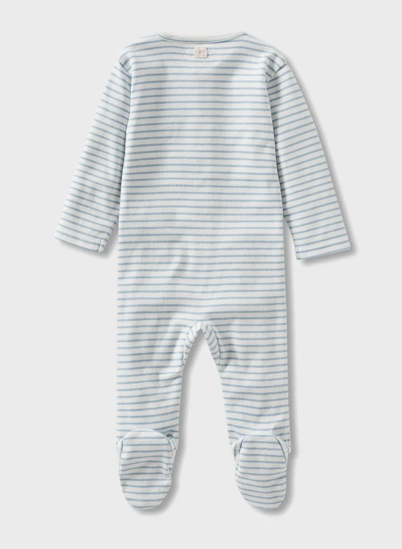 MANGO Infant Striped Onesie