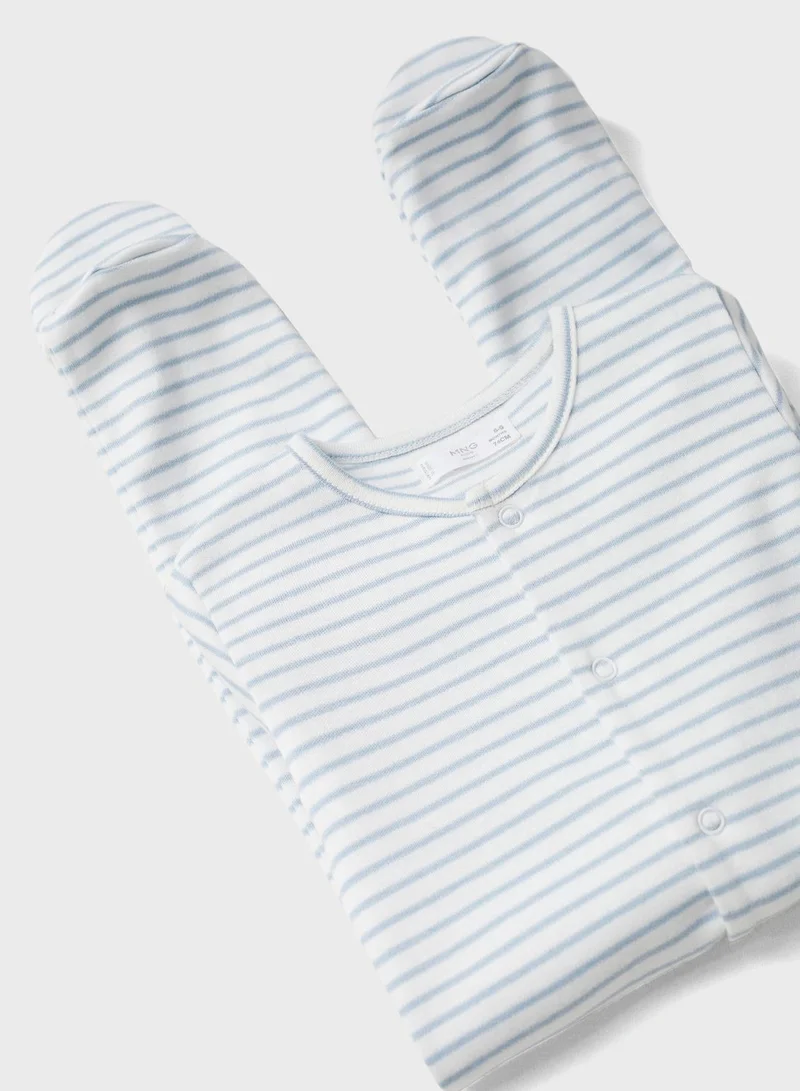 MANGO Infant Striped Onesie