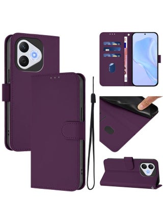 Case For Honor 400 Lite Skin Feel Solid Color Leather Phone Case with Lanyard - pzsku/Z5AA59D56D0292BA0F3A8Z/45/1745330475/cfb5d999-9214-4888-8d8a-5e7d6a47f7e7