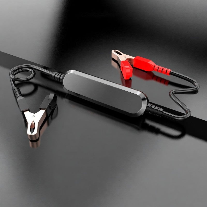 Car Battery Tester 12 Volt Silver: Accurate Testing With Copper-Plated Alligator Clip - Integrated Wire-Machine Design Car Battery Analyzer for 12V Car Battery Maintenance - Image 3