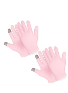 2 Pairs Moisturizing Gloves Overnight, Touch Screen Gloves White Cotton Gloves for Dry Hands Eczema, Hand Spa Treatment Gloves for Repair Rough Cracked Dry Chapped Hands Skin, Inspection Gloves(Pink) - pzsku/Z5AA5CF7F02C9FB519180Z/45/_/1731563476/6b025ad6-4d90-48c8-8010-a92594425b0d