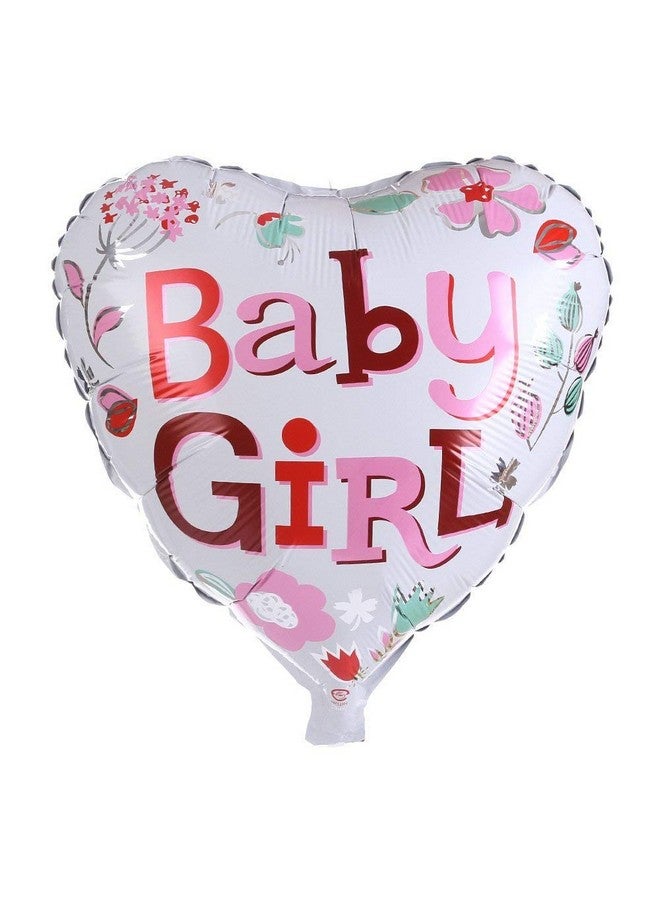 FI - FLICK IN 30 Pcs Latex 1st Birthday Baby Girl Combo Photo Heart Round Balloons Decorative Set Room Decor for Girls Party Theme First Year Bday for Kids Decoration Items (Pack of 30, Pink) - Image 4