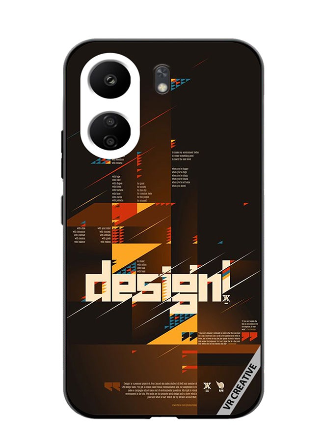 VR CREATIVE Protective Case Cover For Xiaomi Redmi 13C Design Multicolour - Image 1