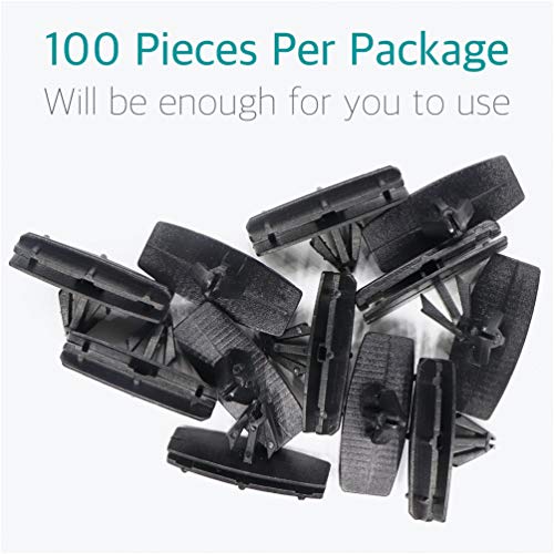 Lantee 100 Pcs Fender Flare & Rocker Moulding Retainer Clips Replacement for Jeep 68039280-AA - Image 4