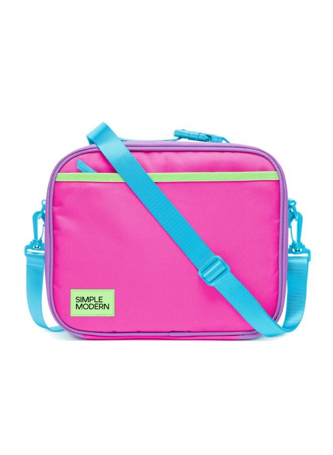 Simple Modern Hadley with Shoulder Strap | Lunch Box for Kids, Teens, and Adults | Insulated Bag for Girls, Boys, Women, Men | Meal Containers with Exterior and Interior Pockets | 80s Mix - Image 1