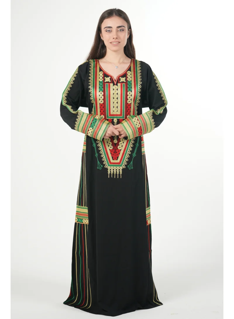 AL BENT AL SHARQIEH Embroidered women jalabiya dress