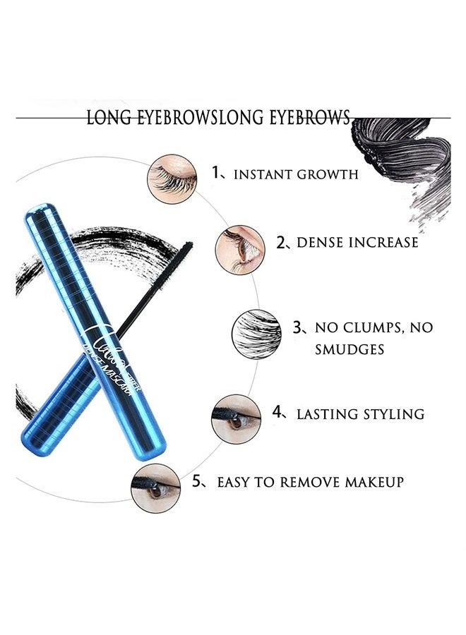 BANGFENG Mascara for Older Women, Black Mascara for Seniors with Thinning Lashes Waterproof Volumizing Mascara, Hypoallergenic Mascara for Sensitive Eyes (Pack of 1) - Image 1