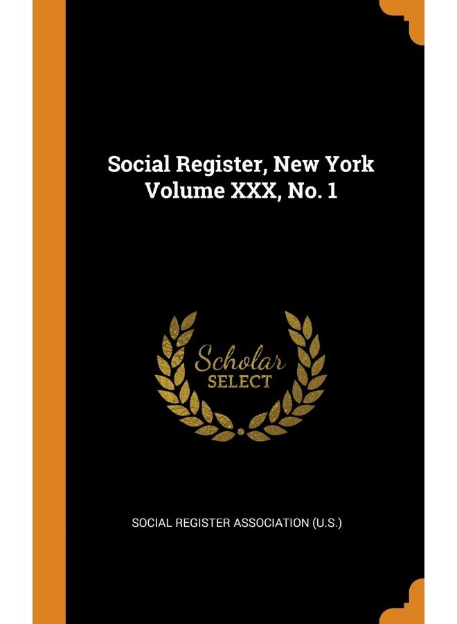 Social Register, New York Volume XXX, No. 1 - Image 1