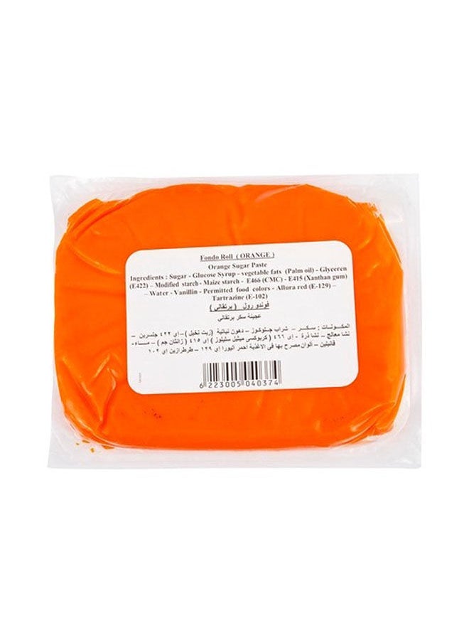 Bakeland Fondo Roll Sugar Paste Orange 500 grams  - Image 2