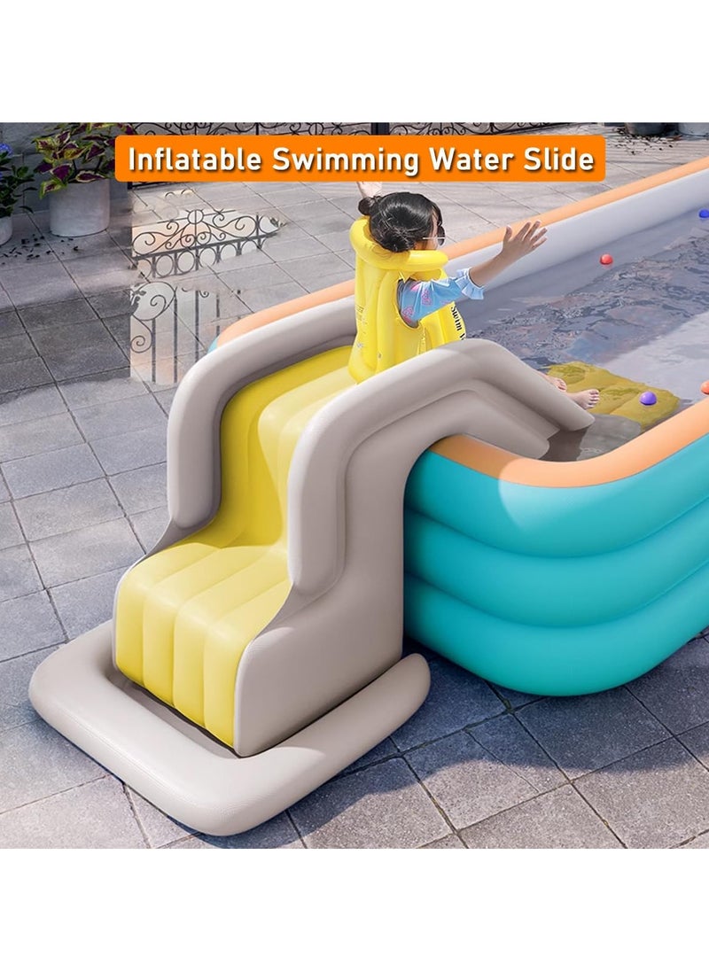 AUTOYSUR Inflatable Swimming Water Slide for Swimming Pool, Thickened, for Indoor, Outdoor, Garden, Backyard, Family Summer Water Party (Inflatable Water Slide)  - Image 4