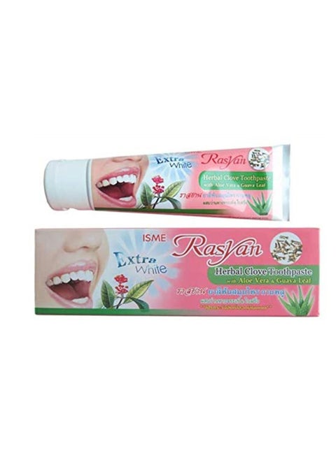 Isme Rasyan Herbal Clove Toothpaste with Aloe Vera and Guava Leaf