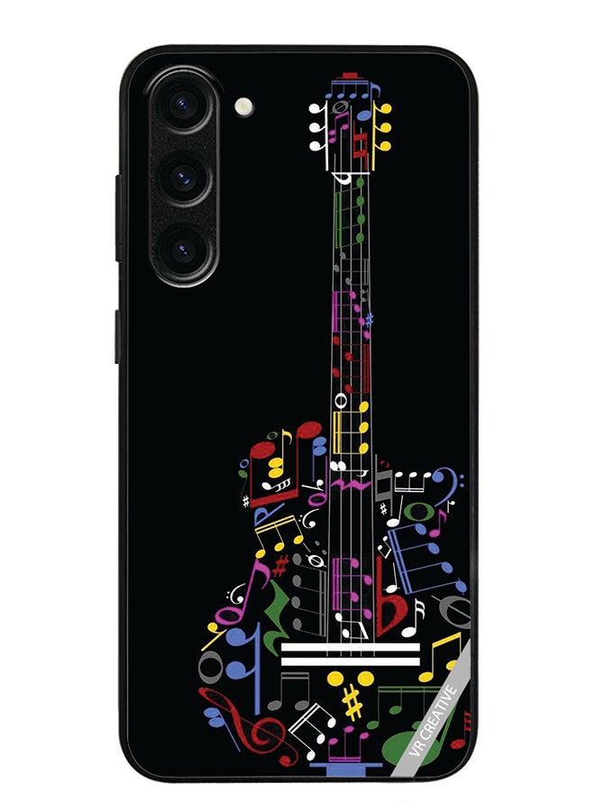 VR CREATIVE Protective Case Cover For Samsung Galaxy S24 Plus Guitar Design Multicolour  - Image 1
