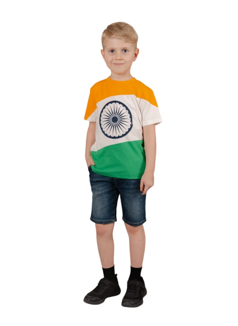 D'Daniela India Flag T-Shirt National Wear