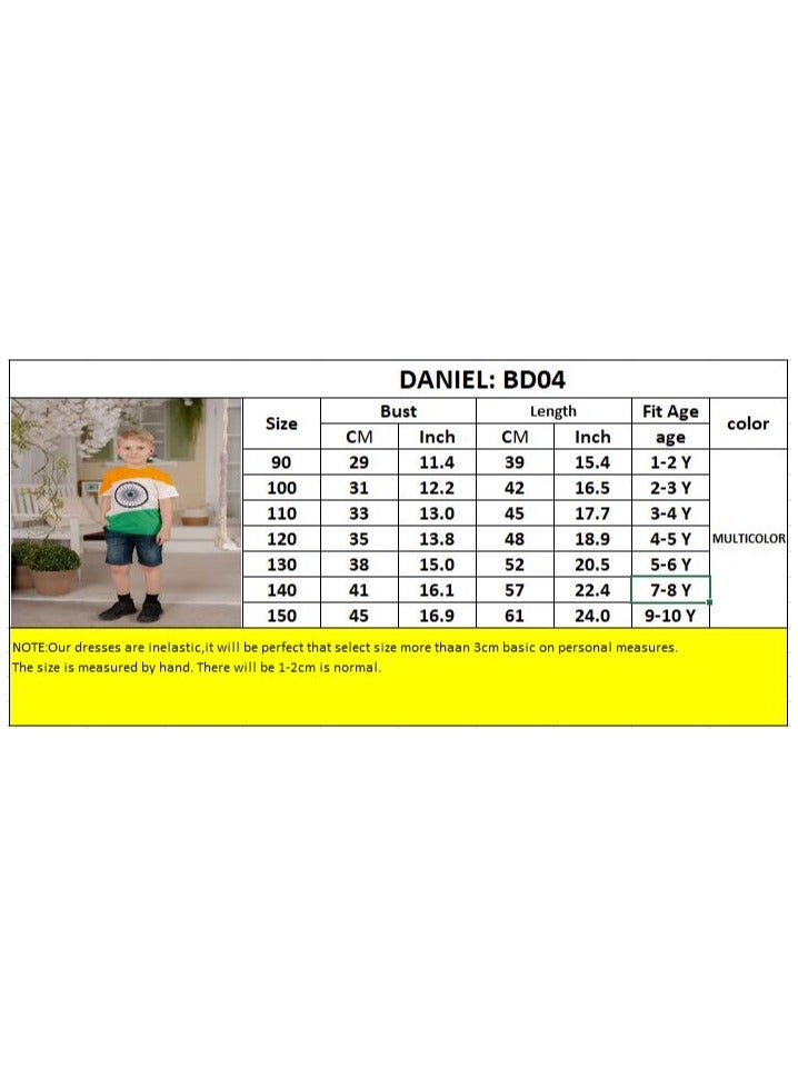 Daniel تي شيرت علم الهند الوطني - Image 5