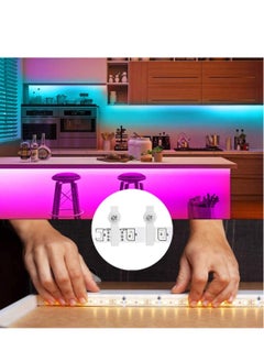 Y&D Strip Light Mounting Brackets Effortlessly Mount LED Strips with 200 Piece Clip and Screw Set Perfect for 10mm Wide Non Waterproof  - Image 4