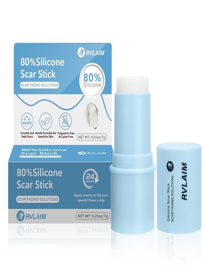 Rvlaim Silicone Scar Stick, 80% Silicone Stick for Face and Body. Silicone Stick for Removal of Surgical,Old and Recent Scars and Stretch Marks - 7g - Image 1