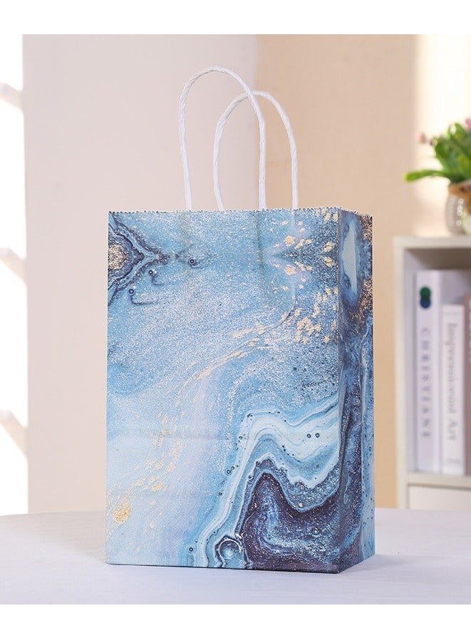 phomemo 20 Pieces Party Favor Bags,Shopping Bag,Party Bags For Kids, supplies Snack candy Gift Bag Food Bags,Double-Sided Bags For Birthday Wedding Celebrations Party Favors 21*15*8 (Five colors) - Image 2