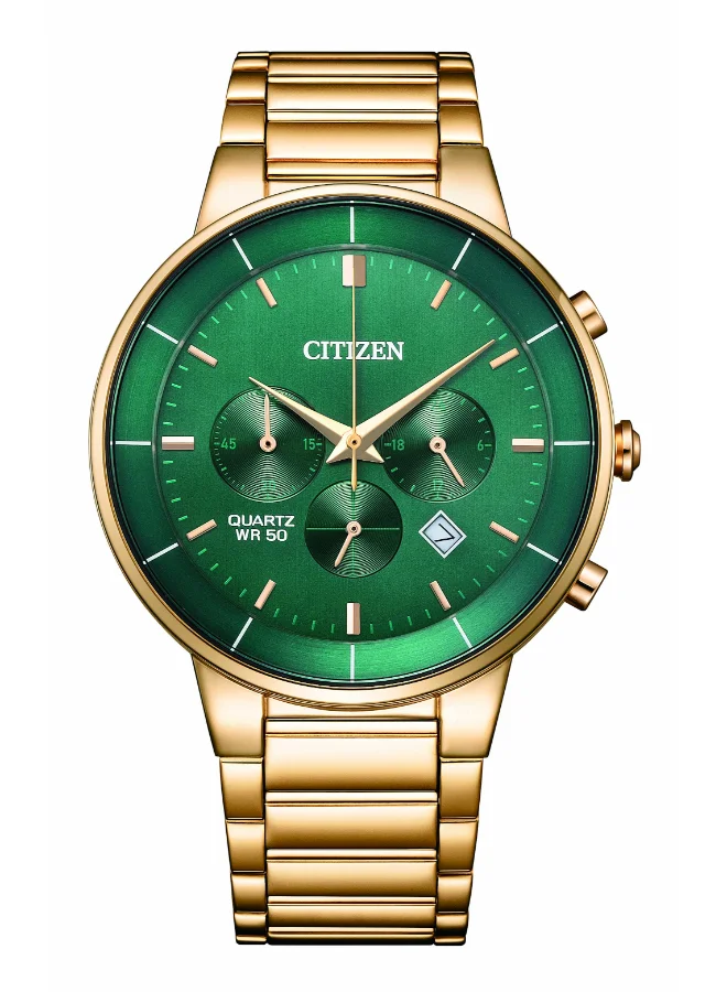 CITIZEN Men's Stainless Steel Quartz Chronograph Watch AN8223-54X - 42 mm