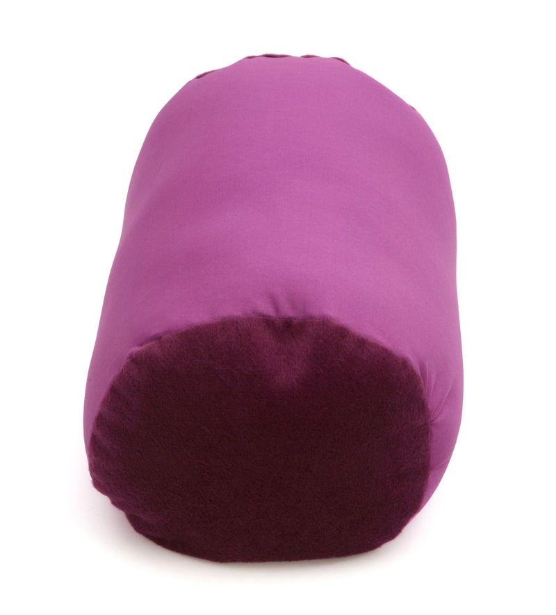 Deluxe Comfort Mooshi Squish Microbead Bed Pillow 14 x 7  Airy Squishy Soft Microbeads  Eighteen Fun Bubbly Colors To Choose From  Cuddly And Fun Dormroom Accessory  Bed Pillow Purple