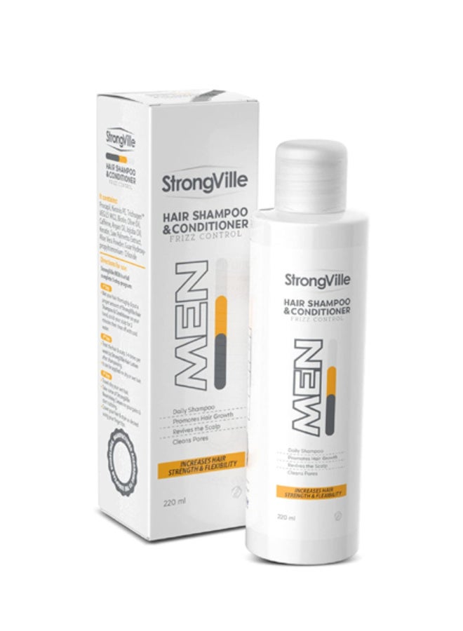 Hair shampoo and conditioner men 220 ml