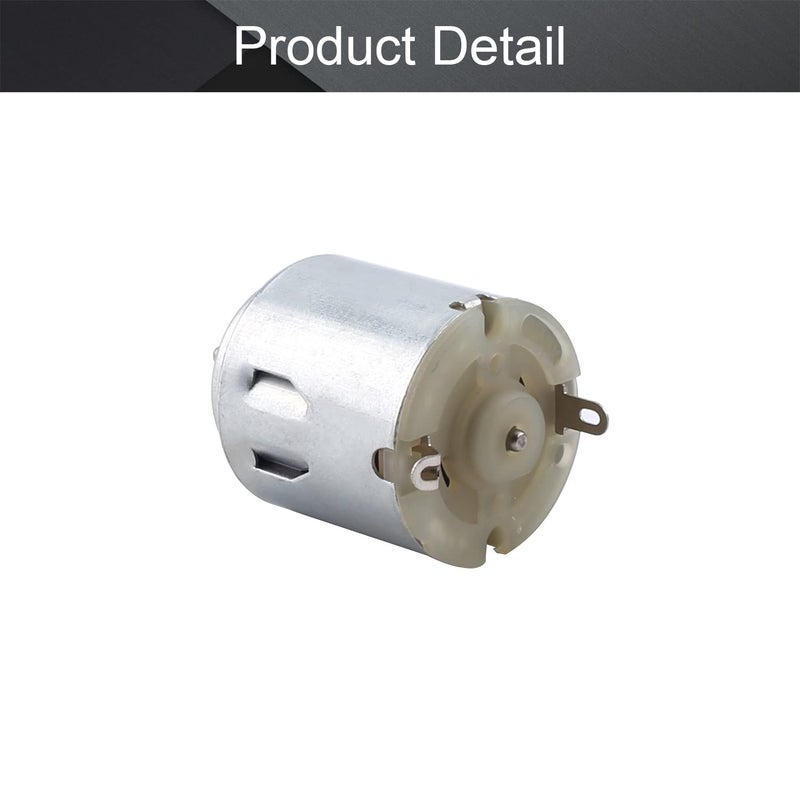 Fielect 5Pcs DC Motor 5.5V 6500RPM 0.08A Micro Motor Mini Motor Electric Motor Round Shaft for RC Boat DIY Airplane Toys Model DIY Hobby - Image 3