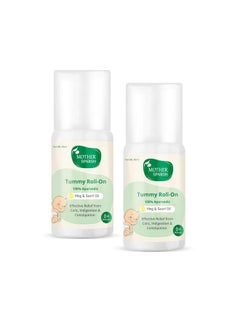 Mother Sparsh Tummy Roll On For Baby Colic Relief And Digestion 100% Ayurvedic Hing & Saunf 40Ml (Pack Of 2)  - Image 1
