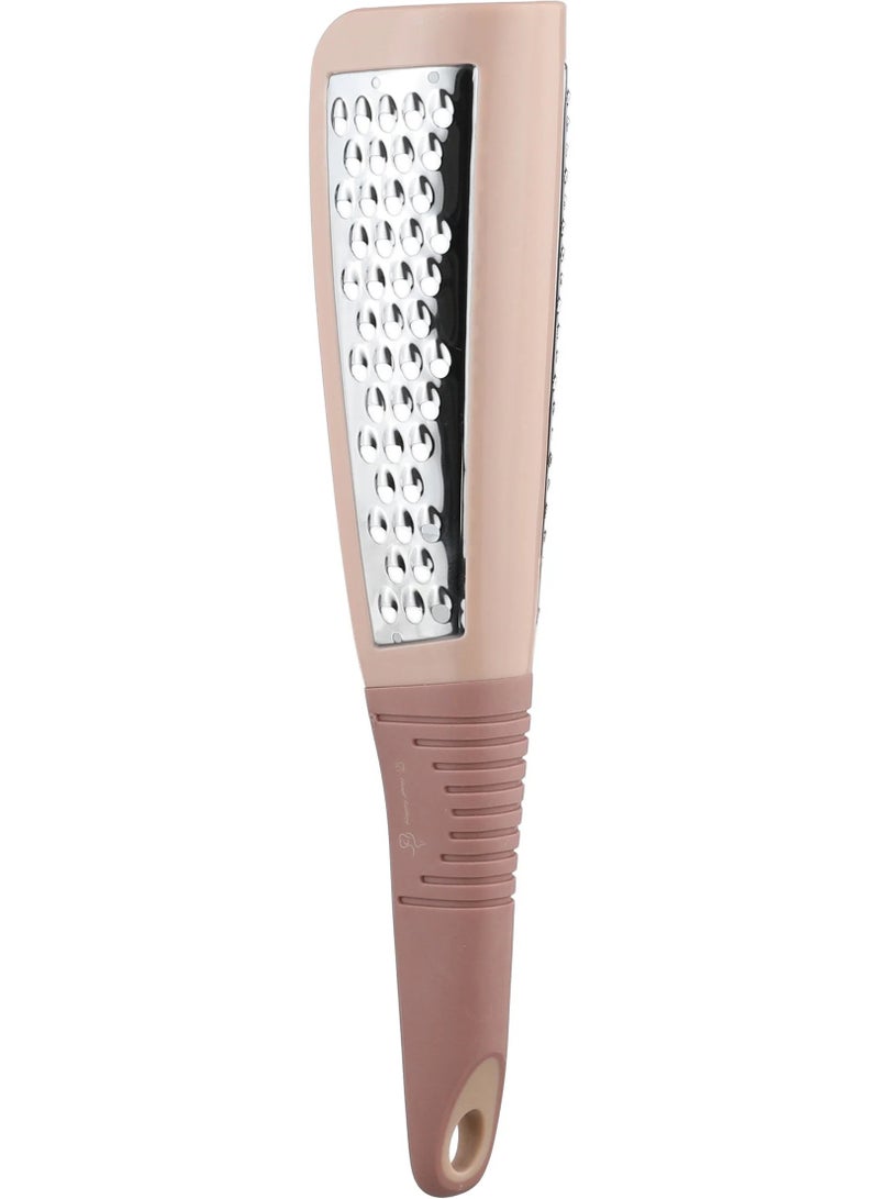 Alsaif Double Grater, Steel  28.5 x 5.7 cm - Pink - Image 2