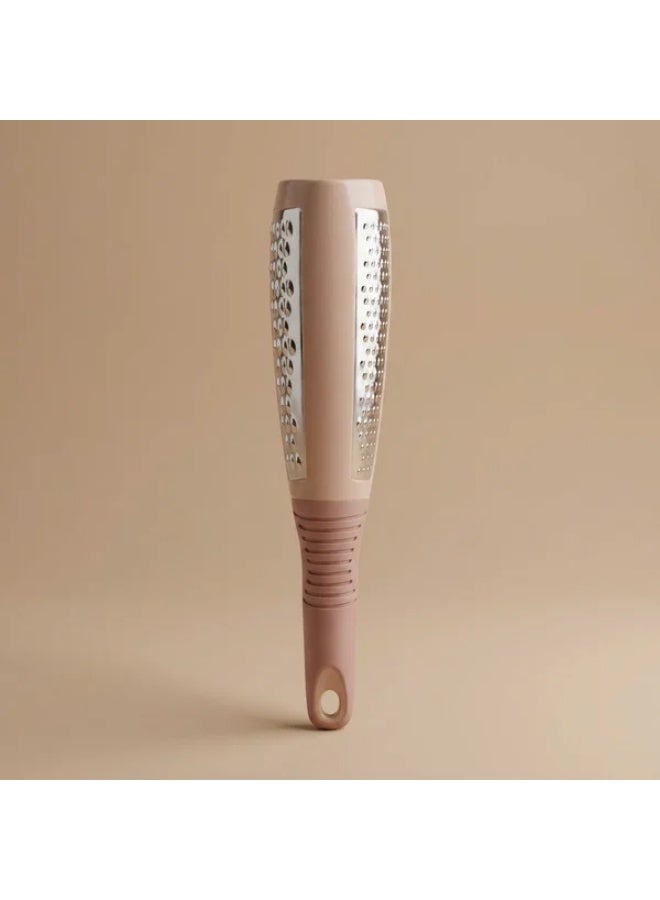 Alsaif Double Grater, Steel  28.5 x 5.7 cm - Pink - Image 1