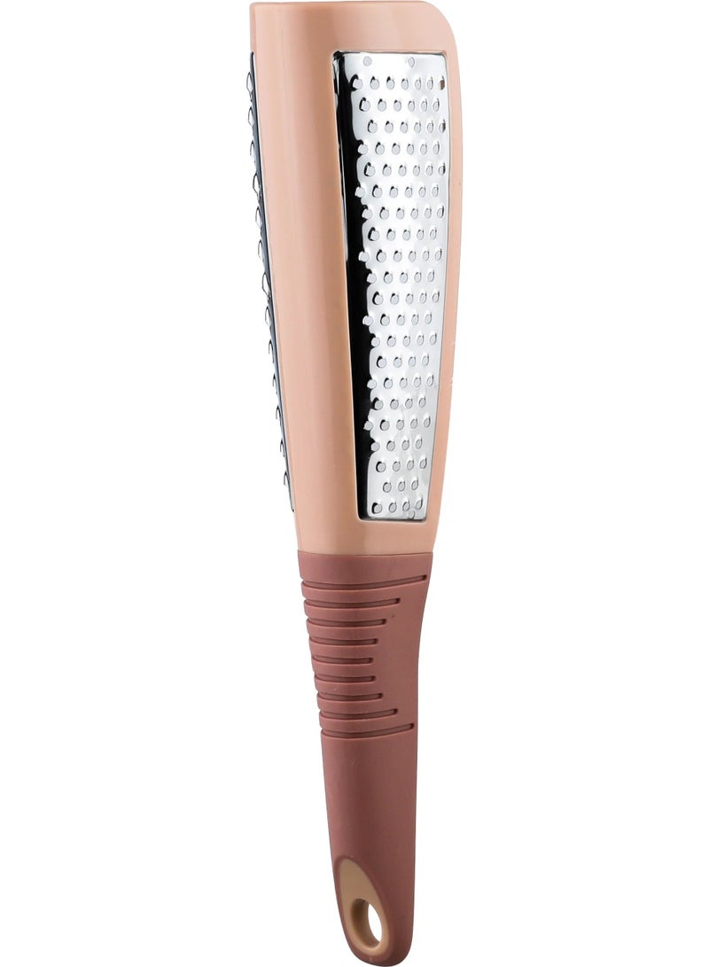 Alsaif Double Grater, Steel  28.5 x 5.7 cm - Pink - Image 3